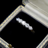 Antique Old Cut Diamond Five Stone 18ct 18K Yellow Gold and Platinum Ring (9 of 10) Antique Old Cut Diamond Five Stone 18ct 18K Yellow Gold and Platinum Ring (9 of 10)