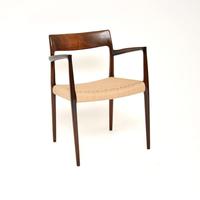 Danish Vintage Rosewood Model 57 Chair by Niels Moller (1 of 12)