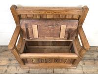 Rustic Pitch Pine Settle Bench (7 of 9) Rustic Pitch Pine Settle Bench (7 of 9)