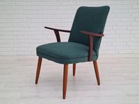 Danish Armchair, completely renovated, wool, teak, 1960s (15 of 16) Danish Armchair, completely renovated, wool, teak, 1960s (15 of 16)