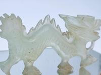 Antique Asian Small Chinese Jade Figurine Dragon Statue (5 of 5) Antique Asian Small Chinese Jade Figurine Dragon Statue (5 of 5)