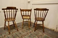 Collection of 3 Stripped Beech & Elm Country Windsor Chairs (3 of 12) Collection of 3 Stripped Beech & Elm Country Windsor Chairs (3 of 12)