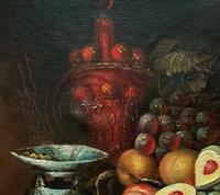 Fine Early 20thc Antique Still Life Oil Painting - Fruit & Shellfish - Minor TLC (6 of 14) Fine Early 20thc Antique Still Life Oil Painting - Fruit & Shellfish - Minor TLC (6 of 14)