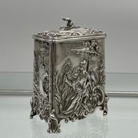 Antique Victorian Sterling Silver Tea Caddy London 1894 George Fox (3 of 12) Antique Victorian Sterling Silver Tea Caddy London 1894 George Fox (3 of 12)