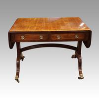 Regency Mahogany Inlaid Sofa Table (8 of 13) Regency Mahogany Inlaid Sofa Table (8 of 13)