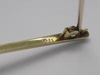 Art Deco, 15ct Gold Diamond & Sapphire Brooch (6 of 7) Art Deco, 15ct Gold Diamond & Sapphire Brooch (6 of 7)