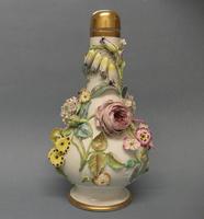 Samuel Alcock Flower Encrusted Bottle Shape Vase and Cover, c. 1830 (3 of 8) Samuel Alcock Flower Encrusted Bottle Shape Vase and Cover, c. 1830 (3 of 8)
