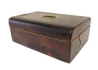 Antique Victorian Leather Writing Document Box (8 of 19) Antique Victorian Leather Writing Document Box (8 of 19)