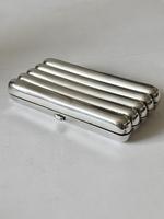 Victorian Silver Torpedo Cheroot Case - William Sterling, London 1880