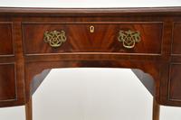 Antique Queen Anne Style Mahogany Kidney Desk / Dressing Table (11 of 11) Antique Queen Anne Style Mahogany Kidney Desk / Dressing Table (11 of 11)