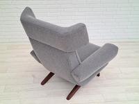 1970s Danish Design, Completely Restored Armchair, Furniture Wool, Teak Wood (10 of 12) 1970s Danish Design, Completely Restored Armchair, Furniture Wool, Teak Wood (10 of 12)