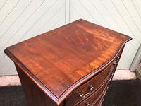 Antique Slim Mahogany Serpentine Chest of Drawers (5 of 8) Antique Slim Mahogany Serpentine Chest of Drawers (5 of 8)