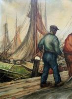 Cornish School - Large early 1900s Oil Painting of Fishermen Pulling in the Nets (6 of 14) Cornish School - Large early 1900s Oil Painting of Fishermen Pulling in the Nets (6 of 14)