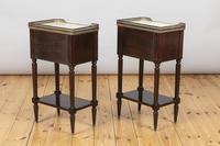 Pair of French Three Drawer Mahogany Bedside Cabinets (2 of 10) Pair of French Three Drawer Mahogany Bedside Cabinets (2 of 10)