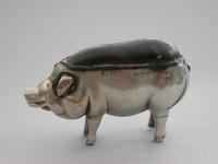 Edwardian Novelty Antique Silver Pig Pin Cushion by Adie & Lovekin, Birmingham 1902 (8 of 10) Edwardian Novelty Antique Silver Pig Pin Cushion by Adie & Lovekin, Birmingham 1902 (8 of 10)