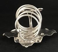 Art Nouveau Silver Plated Spiral Toast Rack (4 of 8) Art Nouveau Silver Plated Spiral Toast Rack (4 of 8)