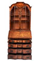 Quality Queen Anne Revival Walnut Bureau Bookcase C.1920 (2 of 6) Quality Queen Anne Revival Walnut Bureau Bookcase C.1920 (2 of 6)