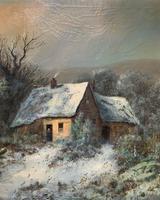 Very Large Outstanding 19th Century British Winter Snow-capped Landscape Oil Painting (6 of 13) Very Large Outstanding 19th Century British Winter Snow-capped Landscape Oil Painting (6 of 13)