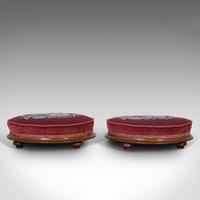 Pair of Antique Footstools, English, Walnut, Needlepoint, Rest, Victorian c.1860 (2 of 12) Pair of Antique Footstools, English, Walnut, Needlepoint, Rest, Victorian c.1860 (2 of 12)