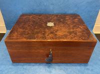 Victorian Mahogany Box With a Burr Walnut Top (9 of 12) Victorian Mahogany Box With a Burr Walnut Top (9 of 12)