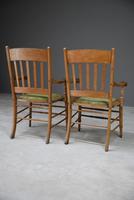 Pair Country Style Carver Chairs (4 of 12) Pair Country Style Carver Chairs (4 of 12)