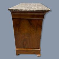 Figured Walnut Marble Top Commode (6 of 9) Figured Walnut Marble Top Commode (6 of 9)