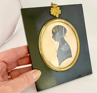 Mid Victorian Silhouette. c1870. (4 of 5) Mid Victorian Silhouette. c1870. (4 of 5)