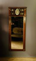 Superb early Austrian mahogany Biedermeier trumeau mirror (7 of 13) Superb early Austrian mahogany Biedermeier trumeau mirror (7 of 13)