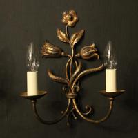 Florentine Pair of Toleware Twin Arm Wall Lights (7 of 10) Florentine Pair of Toleware Twin Arm Wall Lights (7 of 10)