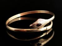 Vintage 9ct Gold Snake Bangle, Garnet (9 of 13) Vintage 9ct Gold Snake Bangle, Garnet (9 of 13)