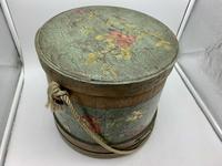 Antique Treen Hand Painted Sewing Box c.1915 (8 of 9) Antique Treen Hand Painted Sewing Box c.1915 (8 of 9)
