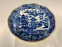Antique Caughley Porcelain Deep Saucer c.1795 (6 of 6) Antique Caughley Porcelain Deep Saucer c.1795 (6 of 6)