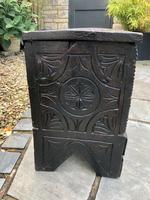 Small Antique Oak Coffer Carved 1660 (9 of 12) Small Antique Oak Coffer Carved 1660 (9 of 12)