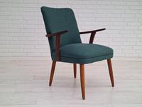 Danish Armchair, completely renovated, wool, teak, 1960s (5 of 16) Danish Armchair, completely renovated, wool, teak, 1960s (5 of 16)
