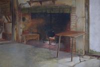 19th Century Oil on Canvas Interior Scene with Fireplace (3 of 11) 19th Century Oil on Canvas Interior Scene with Fireplace (3 of 11)