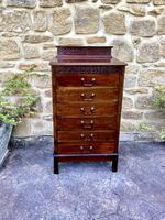 Mahogany Sheet Music Cabinet
