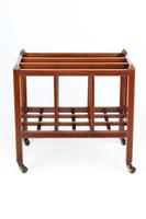 Small Edwardian Walnut Canterbury / Magazine Rack (4 of 13) Small Edwardian Walnut Canterbury / Magazine Rack (4 of 13)
