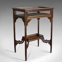 Antique Bijouterie Table, English, Walnut, Glass, Display, Edwardian c.1910 (7 of 12) Antique Bijouterie Table, English, Walnut, Glass, Display, Edwardian c.1910 (7 of 12)