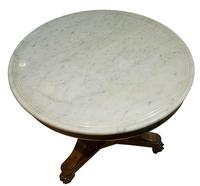 Good Charles X Gueridon with White Marble Top (2 of 5) Good Charles X Gueridon with White Marble Top (2 of 5)