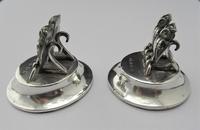 Edwardian, Novelty Silver Twin Owl Place Stands/ Menu Holders, Levi & Salaman, B'ham 1904 (3 of 8) Edwardian, Novelty Silver Twin Owl Place Stands/ Menu Holders, Levi & Salaman, B'ham 1904 (3 of 8)