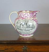 19th Century Sunderland Pink Lustre Jug Sailors Farewell (3 of 9) 19th Century Sunderland Pink Lustre Jug Sailors Farewell (3 of 9)