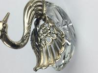 Solid Silver and Glass Open Winged Swan Salt (12 of 13) Solid Silver and Glass Open Winged Swan Salt (12 of 13)