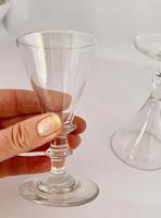 Trio of Georgian Glasses c.1790 (4 of 6) Trio of Georgian Glasses c.1790 (4 of 6)