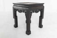 Pair of Ebonised Chinese Side Tables with Marble Tops (4 of 10) Pair of Ebonised Chinese Side Tables with Marble Tops (4 of 10)