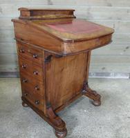 Antique 19th Century Walnut Inlaid Davenport Desk (4 of 11) Antique 19th Century Walnut Inlaid Davenport Desk (4 of 11)