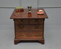 Small Georgian Mahogany Bachelors Writing Chest of Drawers with Provenance (8 of 24) Small Georgian Mahogany Bachelors Writing Chest of Drawers with Provenance (8 of 24)