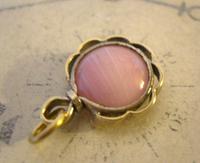 Antique Pocket Watch Chain Fob 1890s Victorian Gilt & Pink Stone Dainty Fob (6 of 7) Antique Pocket Watch Chain Fob 1890s Victorian Gilt & Pink Stone Dainty Fob (6 of 7)
