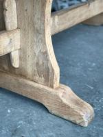 French Bleached Oak Trestle End Farmhouse Dining Table (10 of 19) French Bleached Oak Trestle End Farmhouse Dining Table (10 of 19)