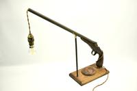 19th Century Long Hexagon Barreled Pistol Converted to a Lamp (8 of 18) 19th Century Long Hexagon Barreled Pistol Converted to a Lamp (8 of 18)