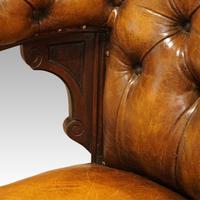 Victorian Leather Revolving Desk Chair (8 of 8) Victorian Leather Revolving Desk Chair (8 of 8)